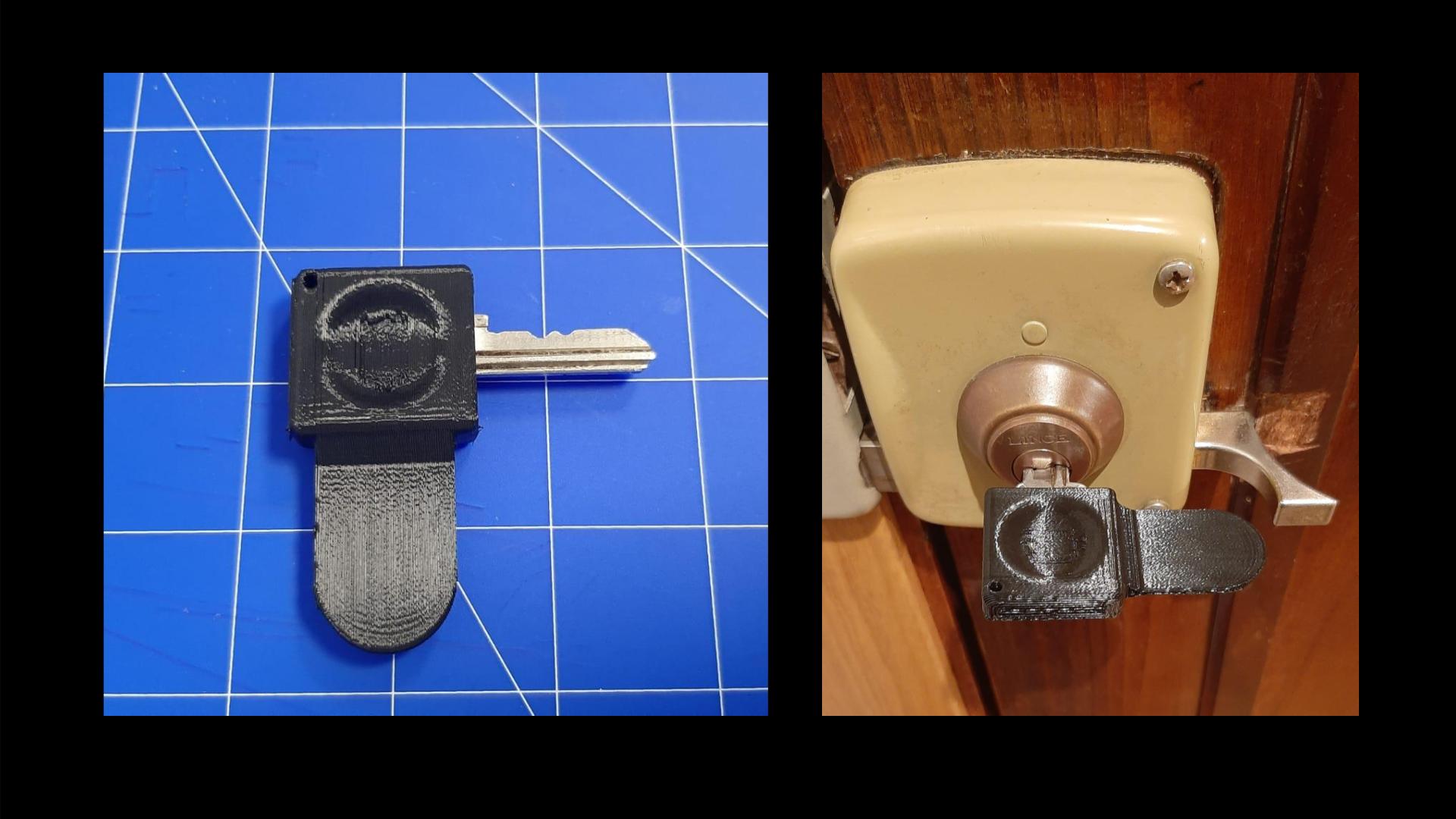 A 3d printed assistive key turner device