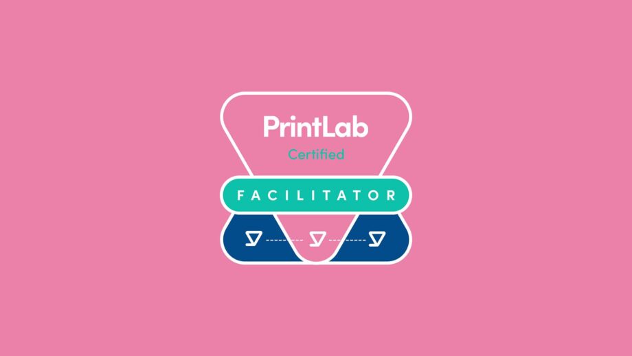PrintLab Certified Facilitator badge.
