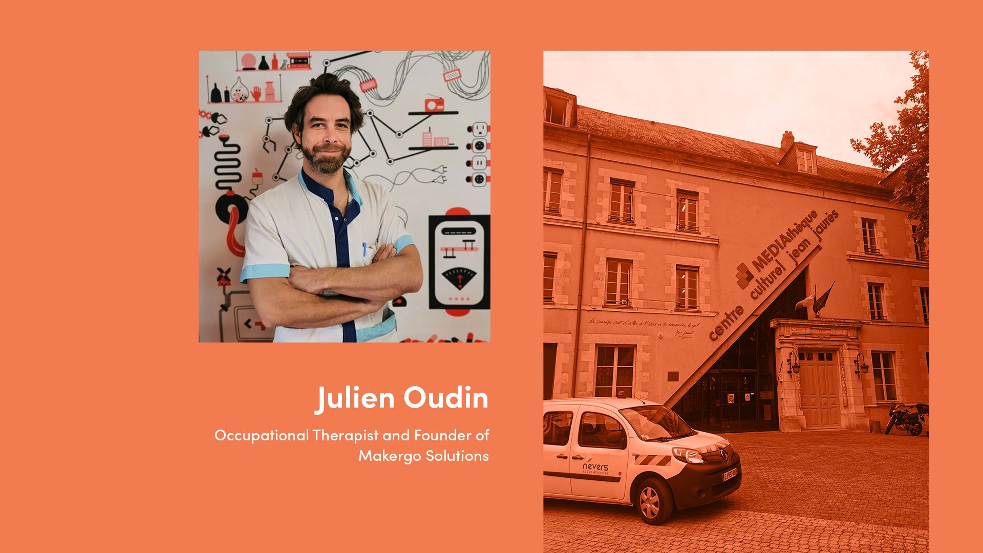 Occupational therapist and educator, Julien Oudin.