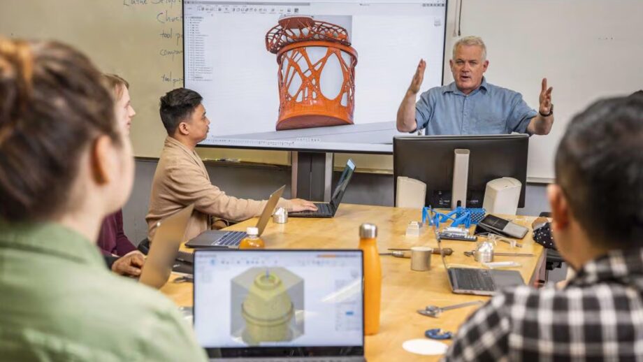 An Autodesk instructor delivering a training session.