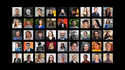 Collage of headshots showing the full judging panel for the Make:able 2026 Challenge