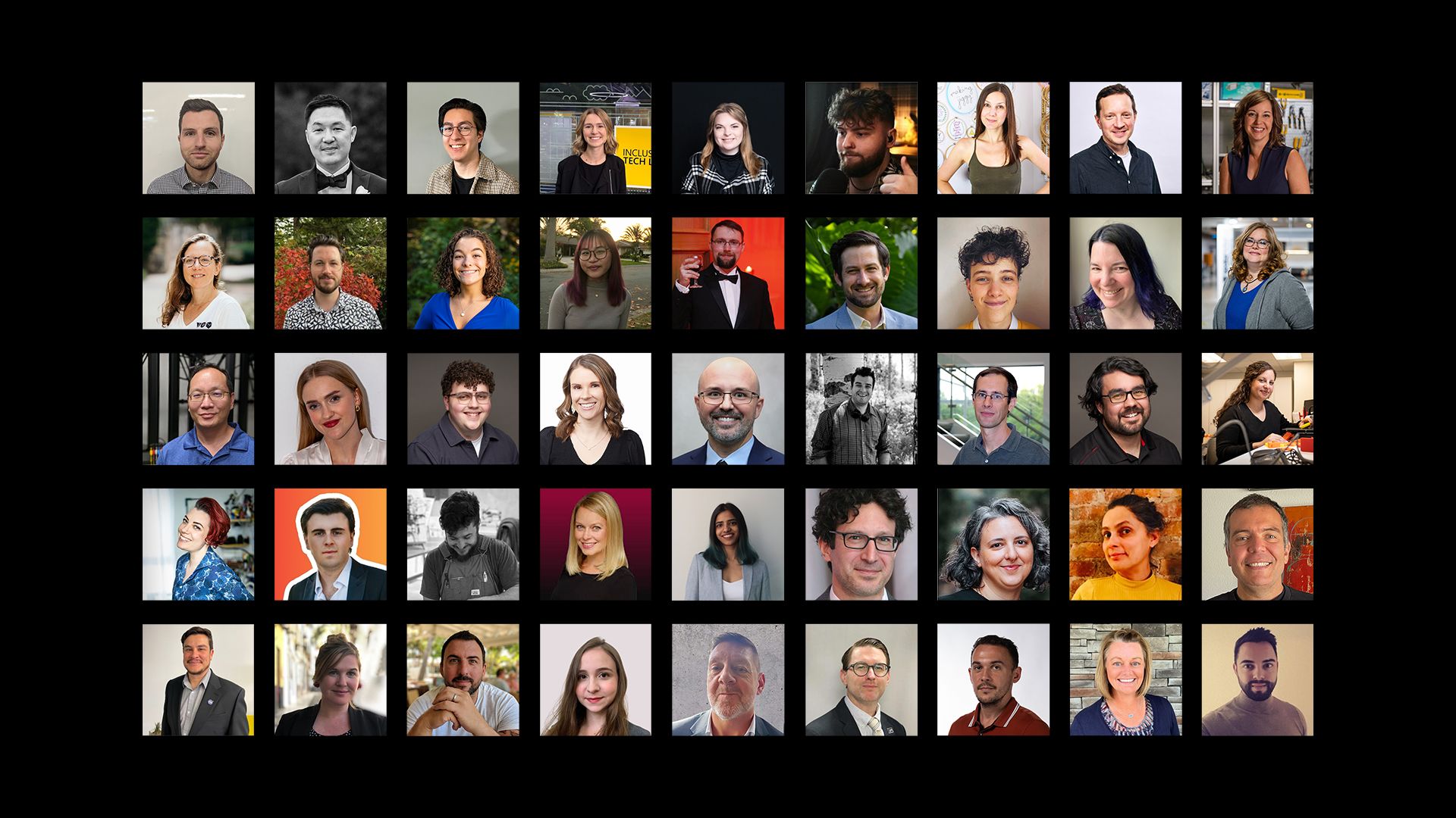 Collage of headshots showing the full judging panel for the Make:able 2026 Challenge